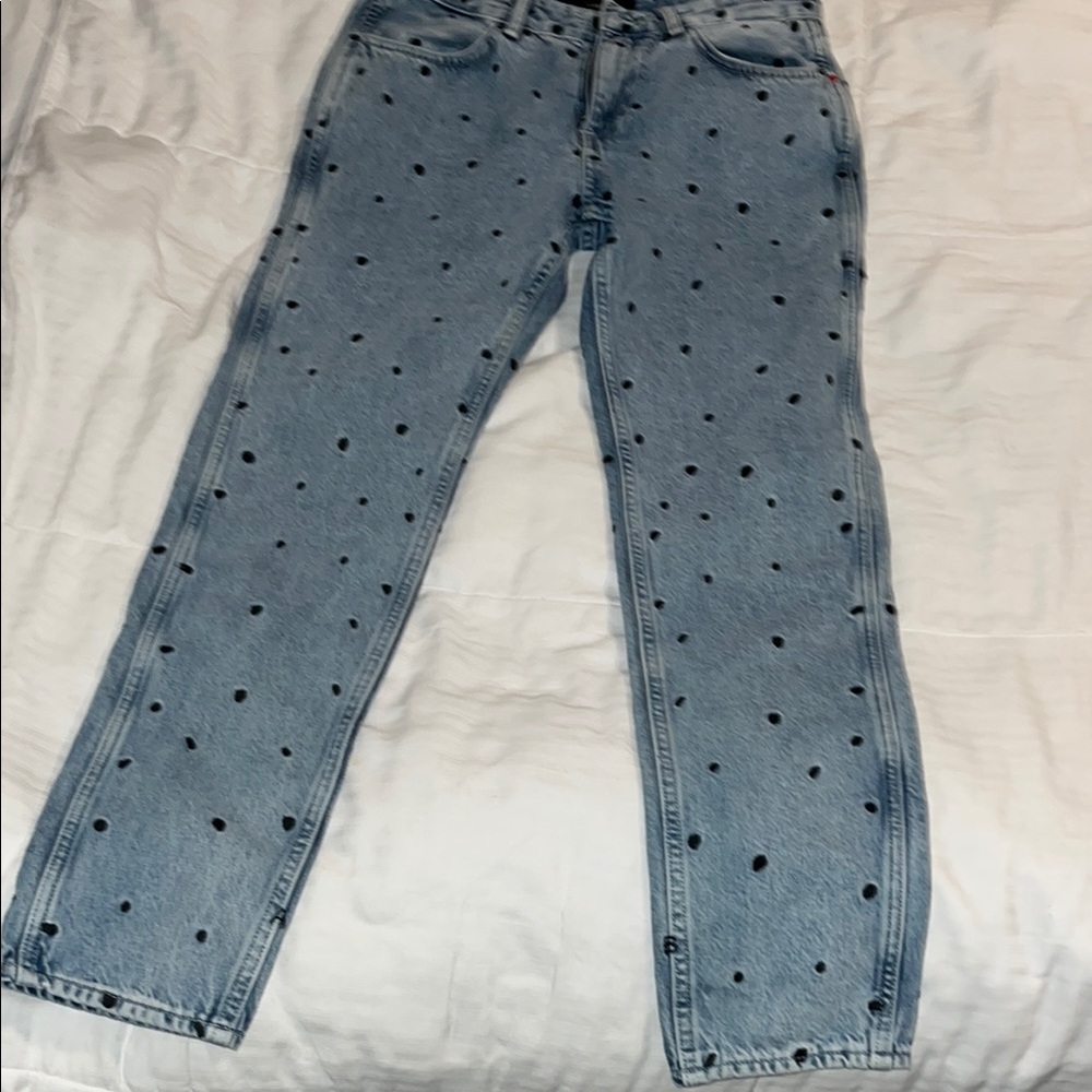 Scotch & Soda Polka Dot Denim Jeans 26/32 EUC